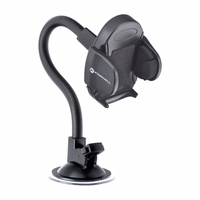 FORCELL F-GRIP Oval 27 cm auto turētājs vējstiklam / paneļim / ventilācijas atverei melns