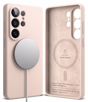 Ringke Silikona MagSafe Maciņš for Samsung Galaxy S26 Ultra - rozā