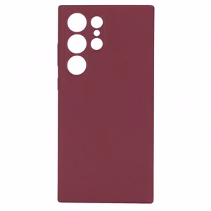 Telefona maciņš TM Pure Silicone piemērots Samsung S916 S23 Plus / Plum / (Blister)