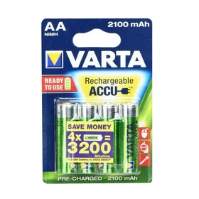 VARTA uzlādējama baterija R6 (AA) 2100 mAh 4 gab.