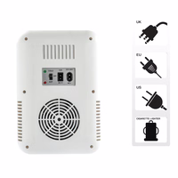 XO mini auto ledusskapis CZ015 balts ar LED spoguli