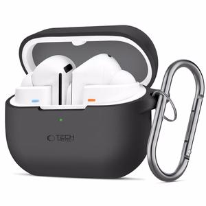 Tech-Protect Silicone Hook Чехол для Samsung Galaxy Buds 3 / 3 Pro - чёрный