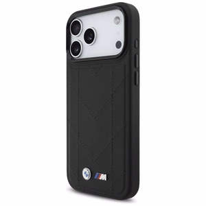 BMW M Quilted Logo MagSafe Чехол для iPhone 17 Pro Max - чёрный