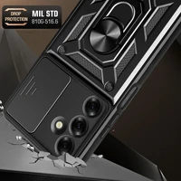 Tech-Protect Camshield Pro viedtālruņa apvalks Samsung Galaxy M35 5G - melns