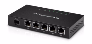 Ubiquiti EdgeRouter X SFP vadu maršrutētājs Gigabit Ethernet melns
