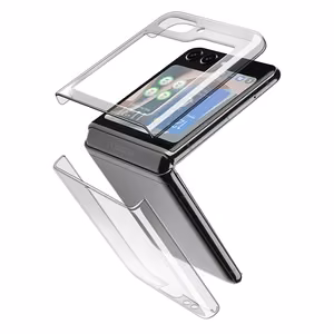 Cellularline Clear Case vāciņš ierīcei Samsung Galaxy Z Flip 5, caurspīdīgs