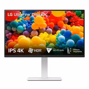 LG 27US550-W datora monitors 68,6 cm (27") 3840 x 2160 pikseļi 4K Ultra HD LCD balts