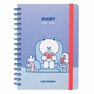 Line Friends 2020/2021 gada A5 kalendārs