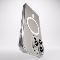 Puro Impact Clear D3O MagSafe Silikona Viedtālruņa Apvalks iPhone 16 Pro Max - Caurspīdīgs