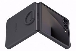 PF766TBEGWW Ring Case (Silicone) Samsung Galaxy Flip7, Black