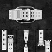 Siksniņa Triple Protection Apple Watch 38 / 40 / 41 mm aproce – caurspīdīga