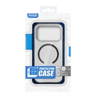 Rock Crystal Armor Sērijas Magnētiskā Apvalks Iphone 17 Pro - melns