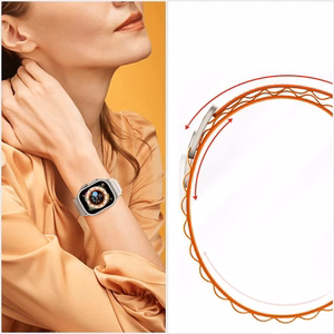 TECH-PROTECT NYLON PRO APPLE WATCH 4 / 5 / 6 / 7 / 8 / 9 / SE / ULTRA 1 / 2 (42 / 44 / 45 / 49 MM) TITĀNA/OLĪVU