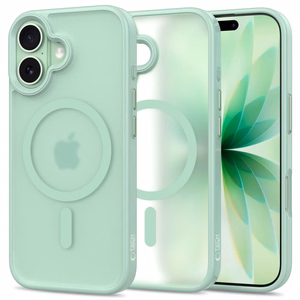 Tech-Protect MagMat MagSafe maciņš iPhone 17 caurspīdīgs zaļš
