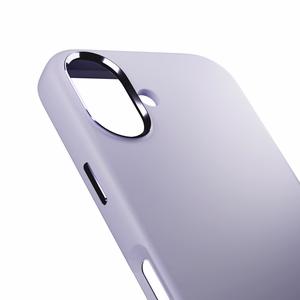 Puro Icon Mag Pro чехол из жидкого силикона для iPhone 17, совместимый с MagSafe, с защитой камеры и алюминиевыми кнопками - розовый