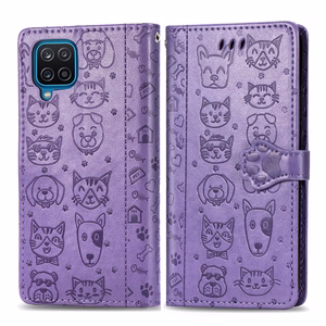 Case Cat-Dog Samsung A546 A54 5G purple