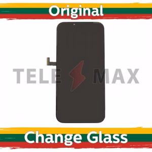 LCD Displejs Saderīgs ar iPhone 13 Pro Max Melns original (Renewed: Telemax)