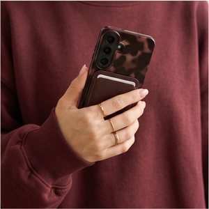Tech-Protect Lamano MagSafe maciņš Samsung Galaxy A27 5G - brūns un melns