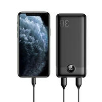 VEGER Portatīvais lādētājs 30000 mAh PD QC3.0 3A 20W L30 (W3008PD) melns