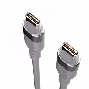USB Kabelis Dudao LC5MAX pelēks Type-C / Type-C 100cm