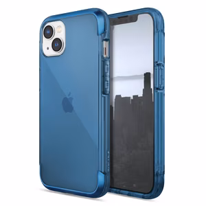 Raptic X-Doria Air viedtālruņa apvalks iPhone 14 Plus bruņots zils