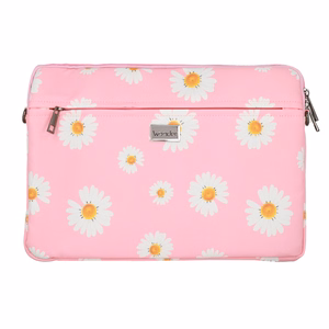 Wonder Sleeve Laptop 17 inches pink daisies