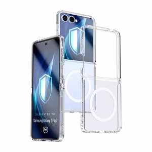 3mk Armor MagCase viedtālruņa apvalks Samsung Galaxy Z Flip 7 - caurspīdīgs