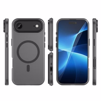 Magnētiskais abrazīvais viedtālruņa apvalks iPhone 17 Air, saderīgs ar MagSafe - matēts melns