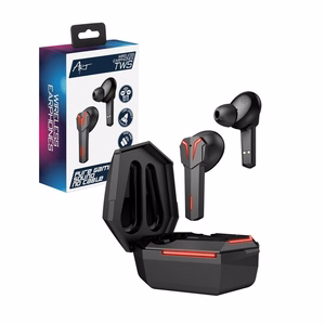 ART bezvadu austiņas Bluetooth TWS spēļu + dokstaciju Type C AP-TW-G10 melna