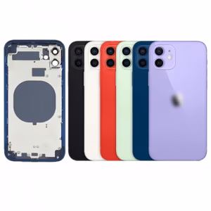 Aizmugurējais vāciņš saderīgs ar iPhone 12 ar pilnu korpusu / melns / OEM