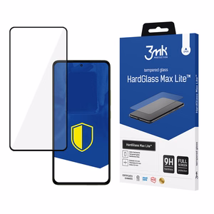 Закалённое стекло 3mk HardGlass Max Lite чёрное для Xiaomi Redmi Note 14 PRO / 14 PRO+ 5G