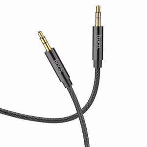 AUX Кабель Jack 3,5 мм на Jack 3,5 мм Hoco 2 м UPA19 чёрный