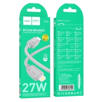Kabelis USB C uz Lightning Hoco PD 27W 1 m X113 pelēks