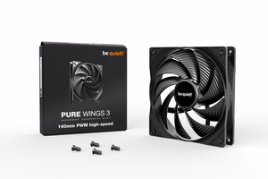 Ventilators Be Quiet! Pure Wings 3 140mm PWM liela ātruma