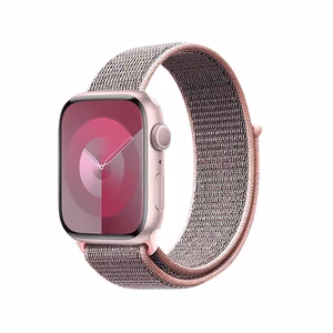 Crong Nylon Sport siksniņa Apple Watch 38 / 40 / 41 / 42 mm, gaiši rozā