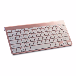 Setty bezvadu tastatūra rozā zelts