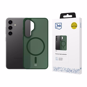3mk Smoke MagCase priekš Samsung Galaxy S24 zaļš-caurspīdīgs
