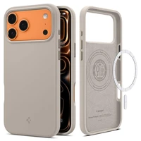 Spigen Silicone Fit Magnētiskais viedtālruņa apvalks iPhone 17 Pro Max - Pelēks
