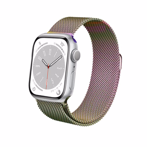 Crong Milano Steel nerūsējošā tērauda siksniņa Apple Watch 38 / 40 / 41 / 42 mm, zaigojoša