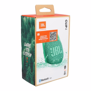 Wireless speaker 5W 10h JBL CLIP 4 ECO green