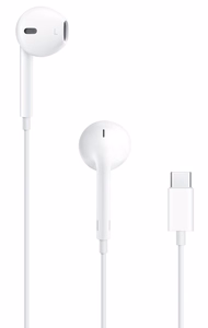 Apple EarPods (USB-C) vadu austiņas, ausī ievietojamas, zvaniem/mūzikai, USB Type-C, baltas