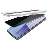 Spigen Glas.tR EZ Fit privātuma aizsargstikls iPhone 15 Plus