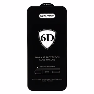Tel Protect Pilna līme 6D rūdītais stikls Xiaomi Redmi Note 12 4G/5G Melns