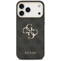 Guess 4G Big 4G Classic Logo viedtālruņa apvalks iPhone 17 Pro Max - melns un zelta
