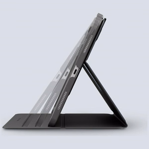 Uniq Rovus Snapmount Magnētiskais 360 Rotējošs Noņemams apvalks iPad 11" 2025 / iPad 10.9" 2022 (10. paaudze) - melns