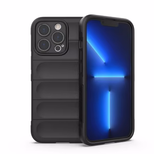 Magic Shield viedtālruņa apvalks iPhone 13 Pro elastīgs bruņu melnas krāsas vāks