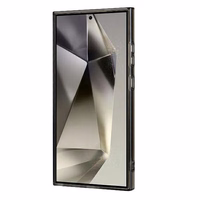 Audi IML Izšuvuma raksts Magnētiskais viedtālruņa apvalks S24 Ultra S928 melns/melns cietais apvalks AU-IMLMS24U-Q5/D3-BK