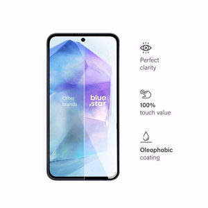 Tempered glass to Samsung Galaxy A55 5G / S25 FE Blue Star