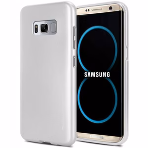 Mercury I-Jelly vāciņš ierīcei Samsung Galaxy S8, sudraba krāsā