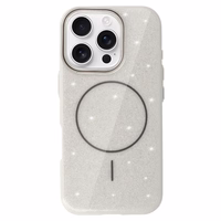 Viedtālruņa apvalks Magsafe Slim Shiny Iphone 16 Pro Max melns